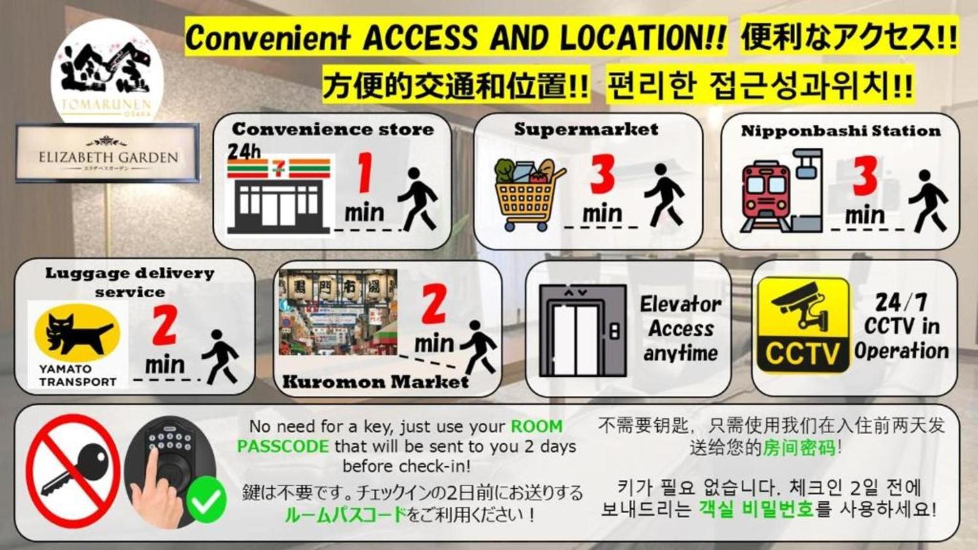 Elizabeth Garden II Aparthotel Osaka Ngoại thất bức ảnh